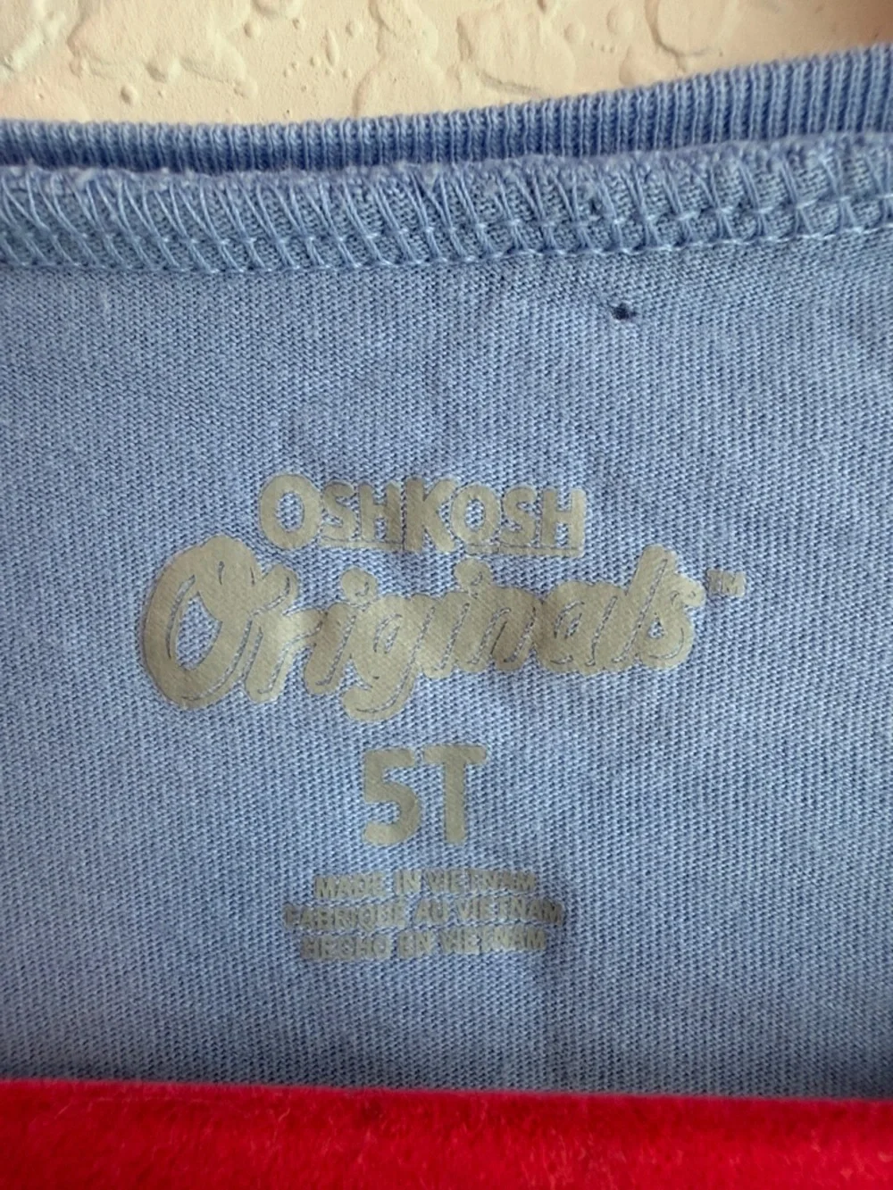 OshKosh B'gosh Blue Cotton Tee with Pink & Gold Heart Sunglasses Graphic